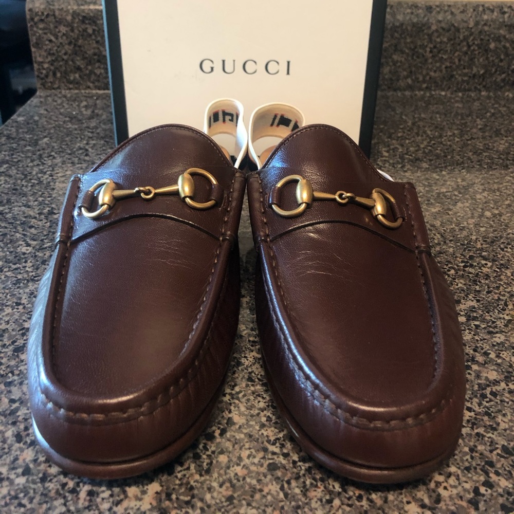 Men’s Gucci Stripe Slingback Slipper